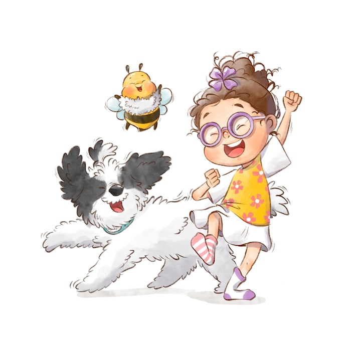 draw cute character illustration