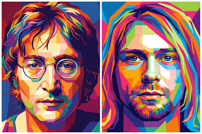 draw awesome wpap pop art portrait