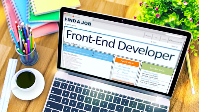 be your frontend website developer