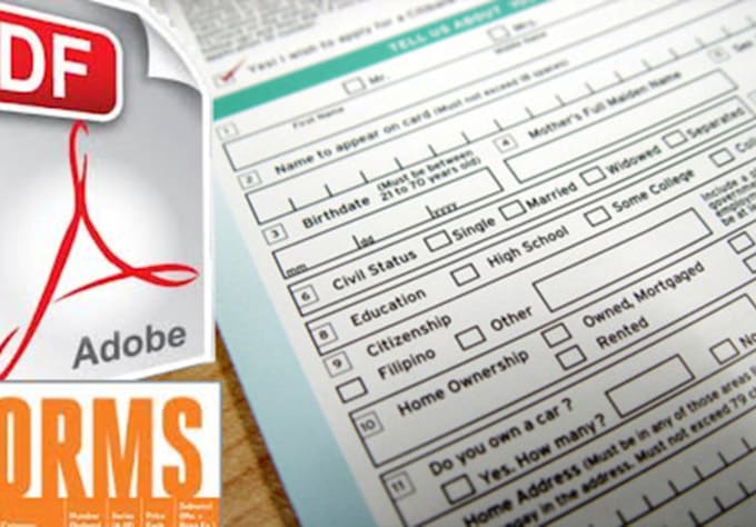 create fillable saveable pdf eForms or applications from your documents for your customers to print or save and email to you STOP faxing now
