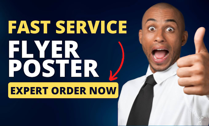 design eye catching  broucher flyer poster for your business