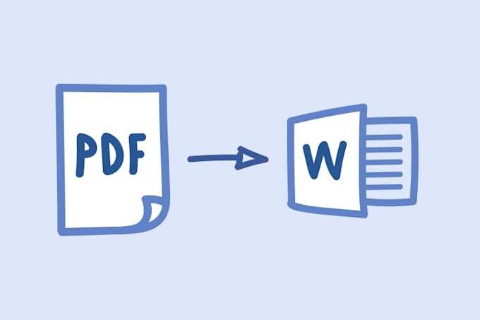transcript scans, images and pdfs to word