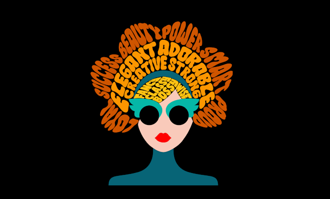 design eye catchy word cloud art  and typography t shirt design