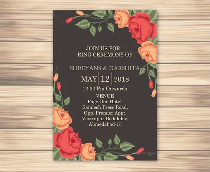 Inviation Clean Design Design clean and attractive invitation cards for any event by ...