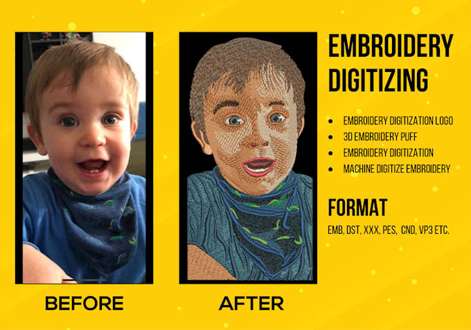 do embroidery digitizing any logo and image in few hours