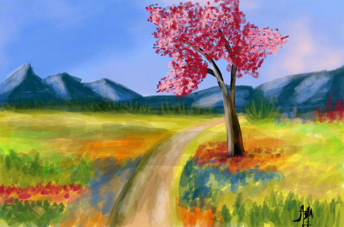 Paint Beautiful Scenery Digitally By Mohammadishaq90