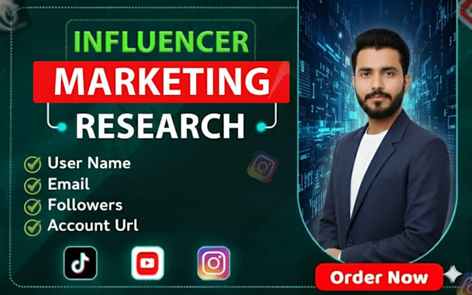 find the best instagram, youtube, and tiktok influencer email lists