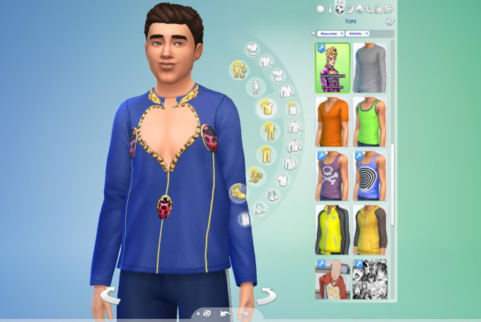 Create Sims 4 Custom Clothes By Aie 024