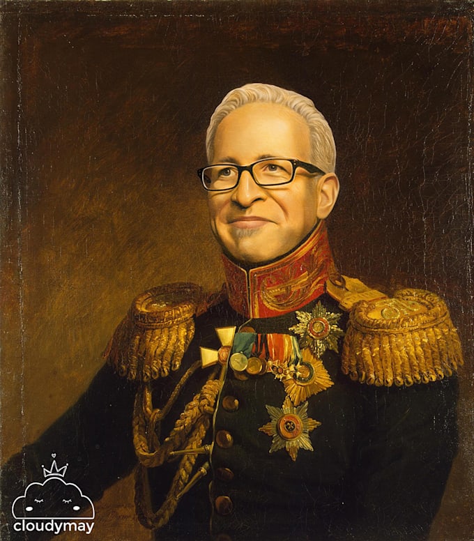 make a custom royal historical portrait of you for gift