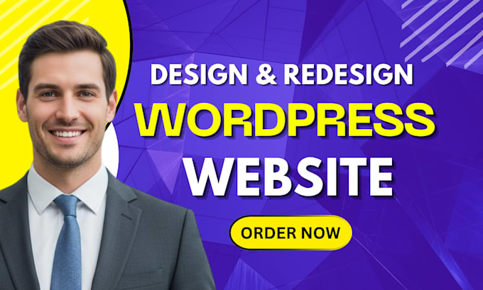 design redesign wordpress website, website development as a full stack developer