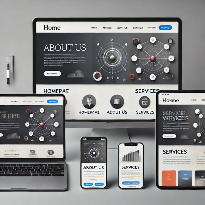 design and develop a modern and responsive website