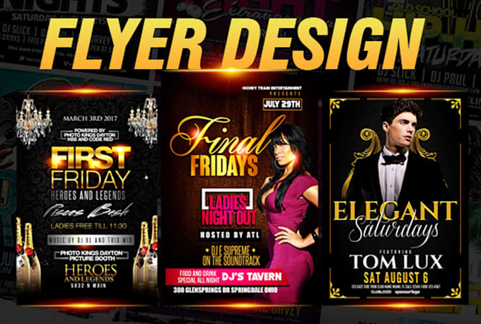 do amazing business flyer, poster design within 2 day