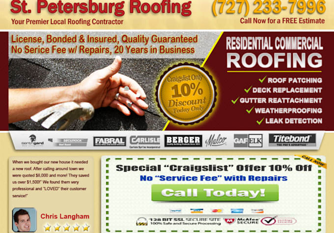 provide Saint Petersburg Roofing Services