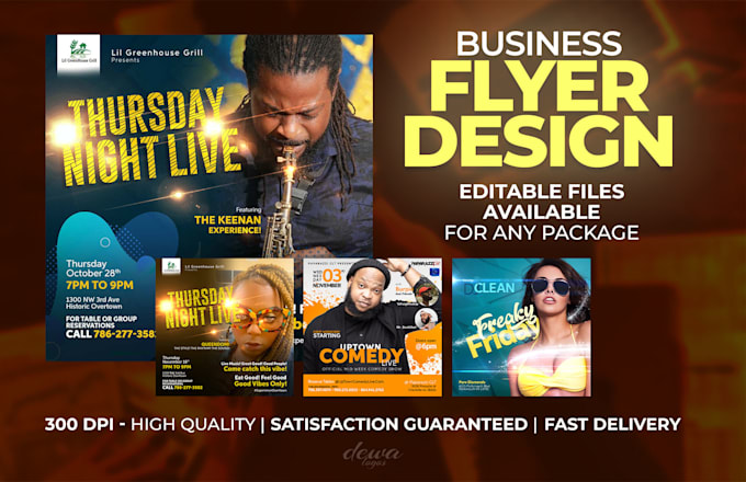 design a club flyer, event flyer or motion flyer