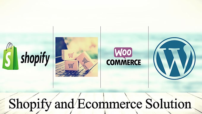 setup and design shopify or woocommerce store