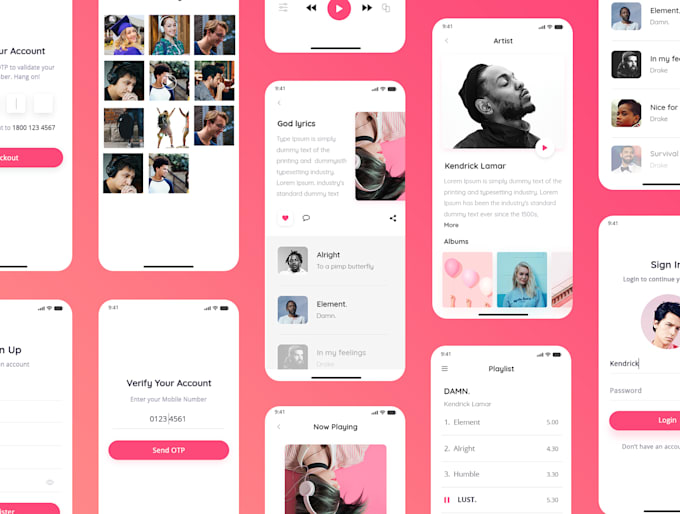 build a website or app UI UX design