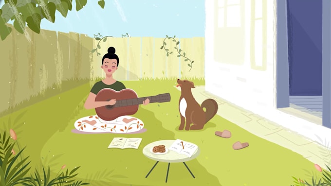do 2d explainer animation video for your business