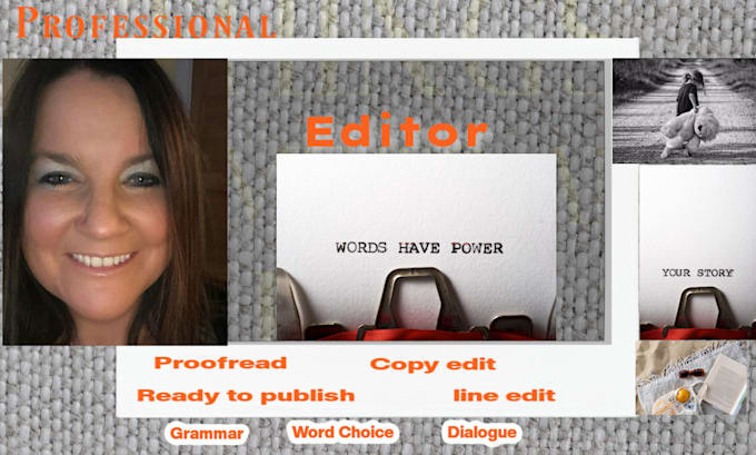 proofread,copy edit and line edit your manuscript, novel or document