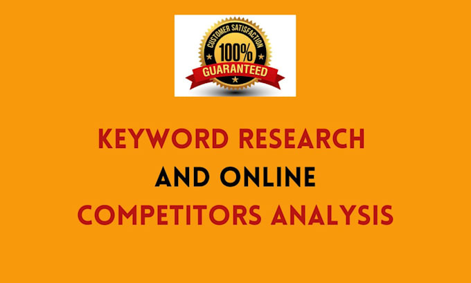 do SEO keyword research and competitor analysis