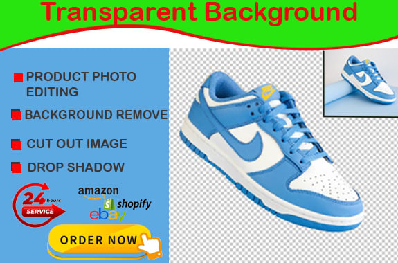 create transparent background with png format