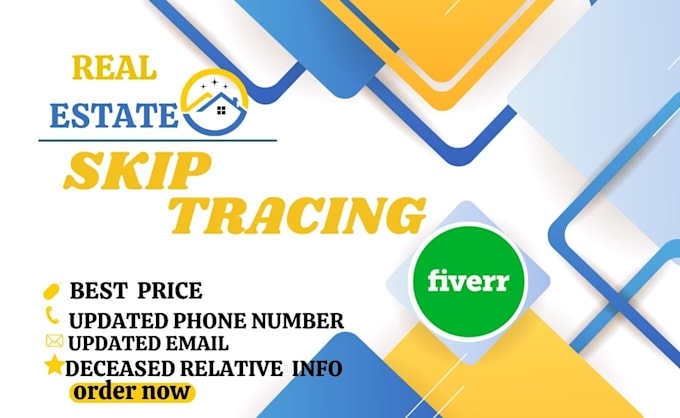 provide you skip tracing service with high hit rate in real estate