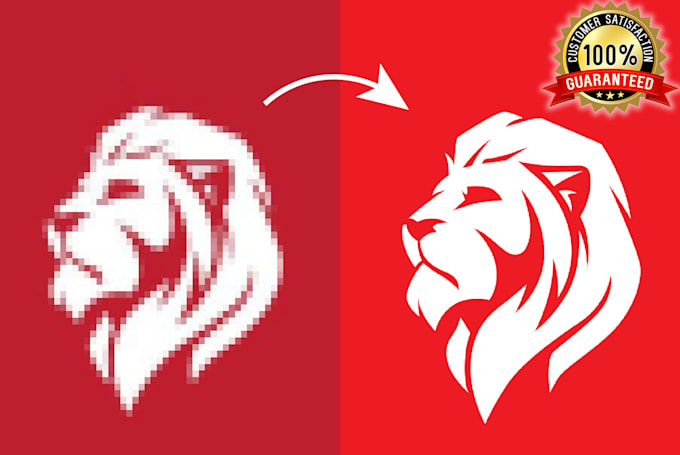 Redraw your logo quickly, raster to vector by Designdr4ft | Fiverr