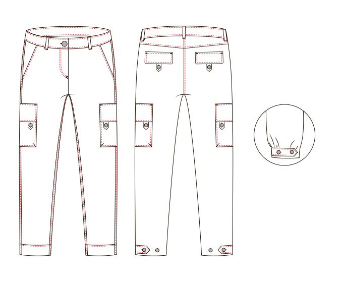 Drawing a technical sketch of clothes in 24 hours by Lenkapenka | Fiverr