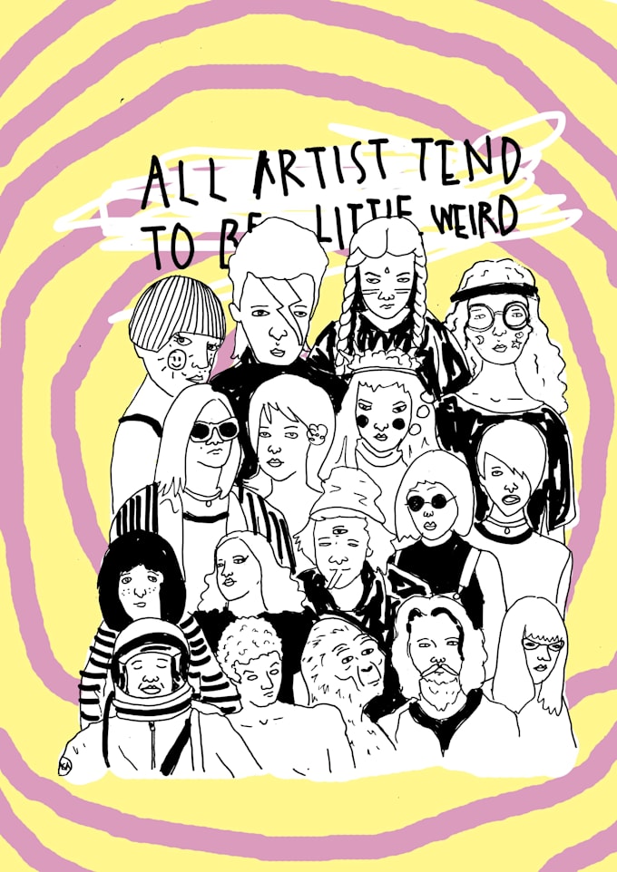 illustration,poster, album cover, book cover,etc on time
