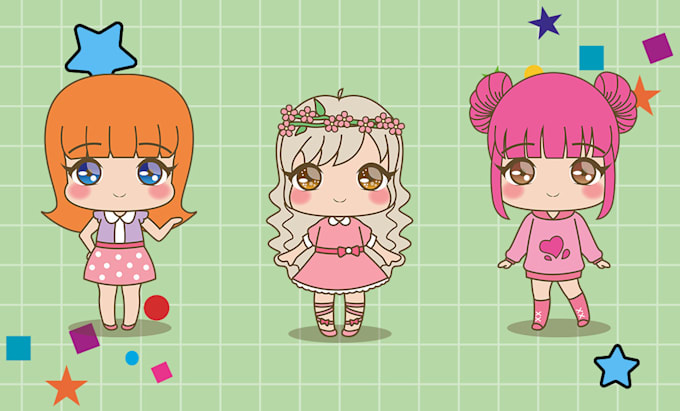 make cute and kawaii chibi profile pics, avatars and icons