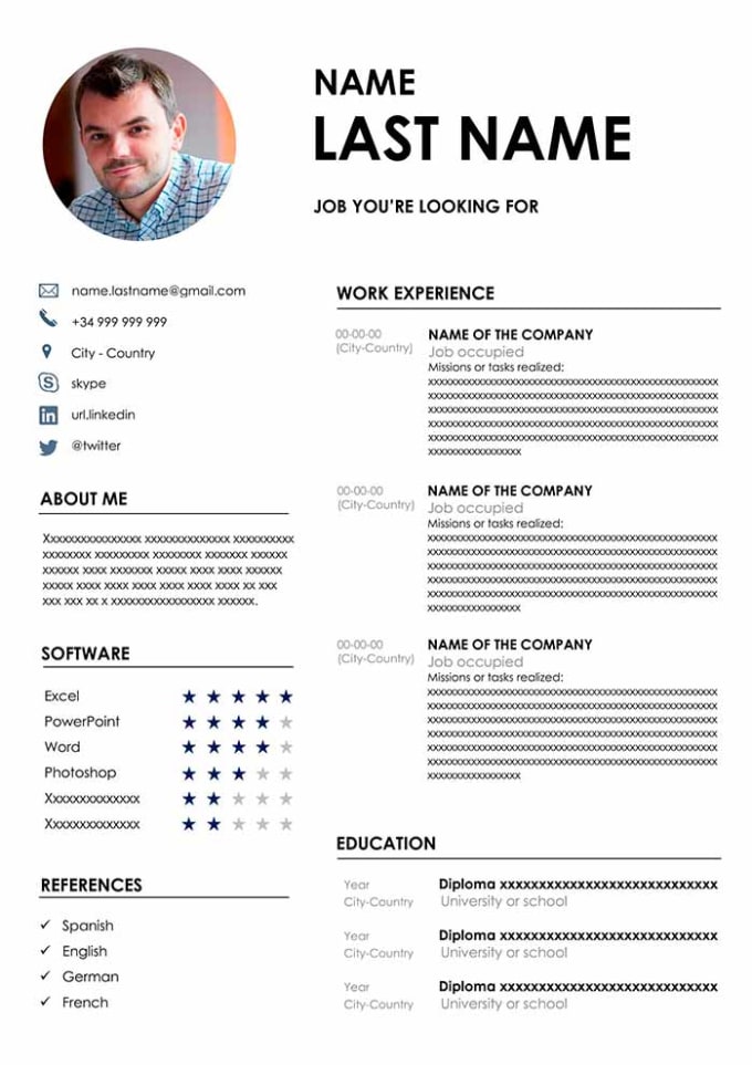 Create A Perfect Professional Cv And Resume For You 