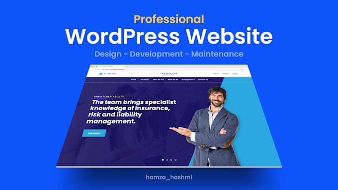 Create a professional wordpress website design by Hamza_hashmi | Fiverr