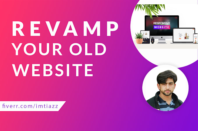 revamp your old website to brand new wordpress design