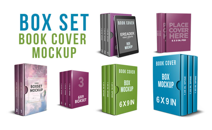 Do 3D Box Set Bundle From Ebook Or Paperback Cover By Mithun_02 | Fiverr