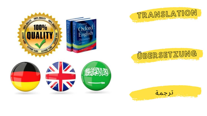 Provide excellent english german arabic translation by Salimmo7 | Fiverr