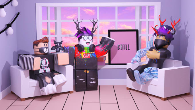 Design You A Custom Roblox Gfx Profile Picture By Gocrayzee - make your roblox avatar profile picture for youtube etc by