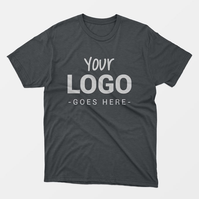 Put your design or logo on realistic t shirt mockup by Dannyhidayat