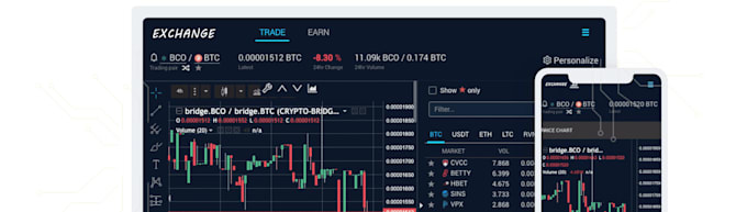 crypto exchange with mobile and liquidity