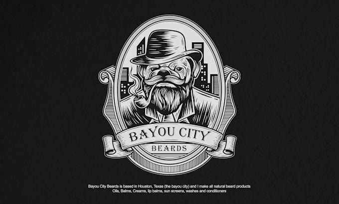 design awesome vintage logo with hand drawn illustration