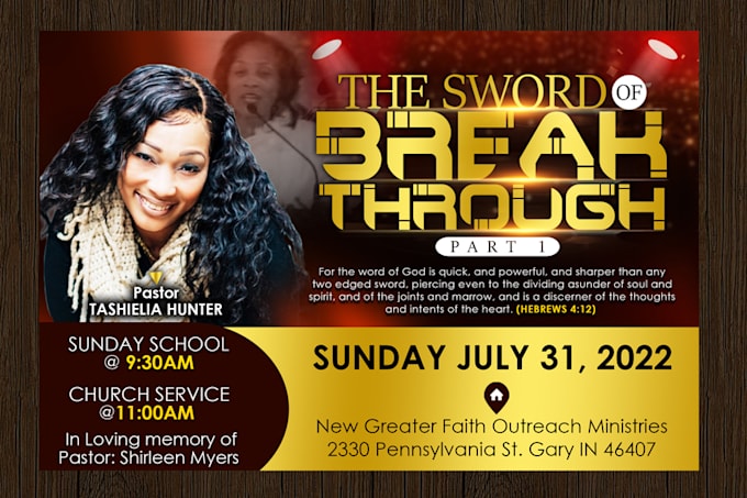 design a professional event flyer