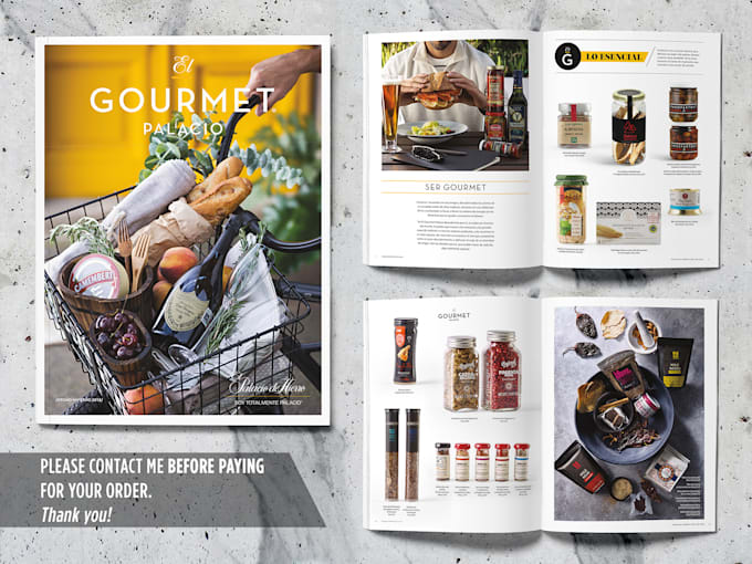 design classic catalog for your products or services