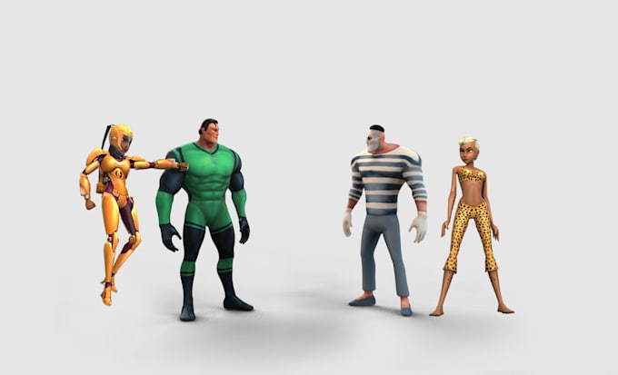 Create 3d Characters Rig Texture Animate For Games By Tariq Qureshi Create 3d Characters Rig Texture Animate For Games By Tariq Qureshi