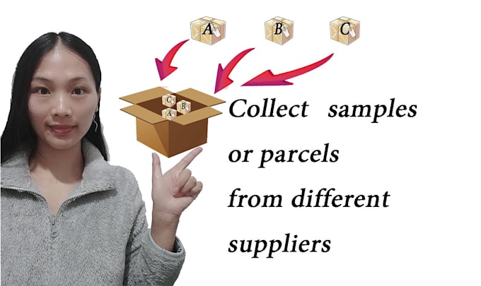 collect samples or parcels from different chinese suppliers