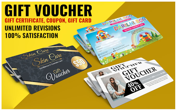 do gift voucher, gift certificate, gift card or postcard