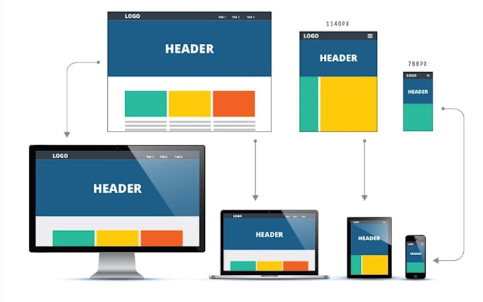 Convert design into responsive html css using javascript by ...