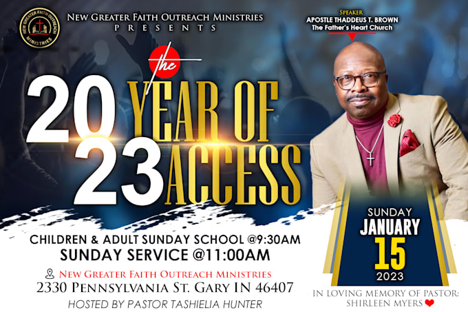 design a magnificent church, business and event flyer