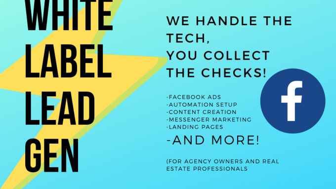 Provide white label real estate lead generation services by ...