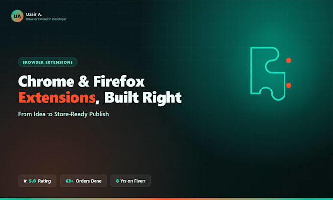 build chrome and firefox browser extensions, built right