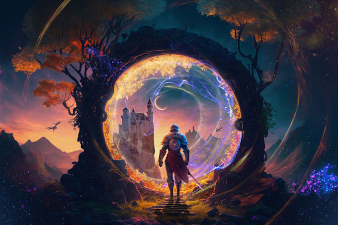 create stunning fantasy illustrations