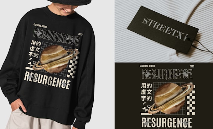 do urban streetwear tshirt design for your clothing brand
