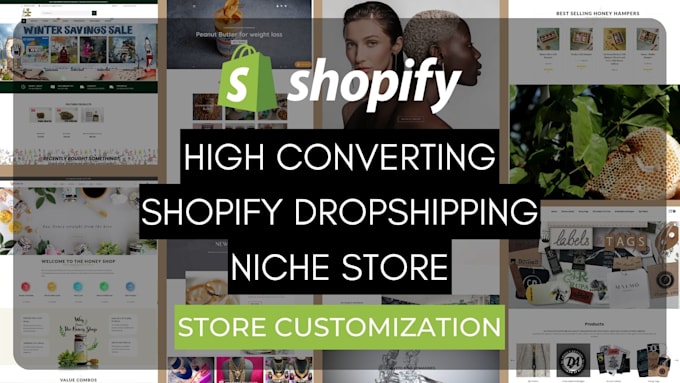 create shopify dropshipping store or shopify website